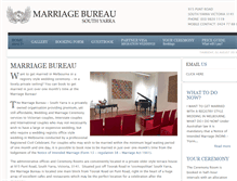 Tablet Screenshot of marriagebureau.com.au